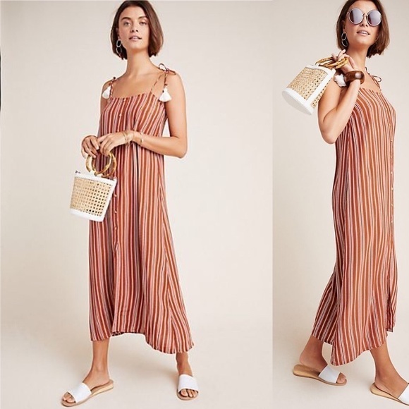 Faithful The Brand Arietta Stripes Dress - Picture 1 of 5